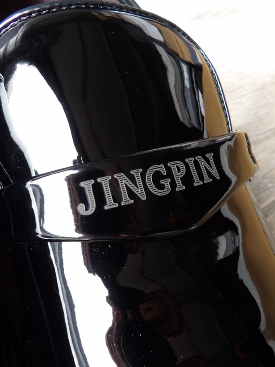 JINGPIN black mens loafers main image 4